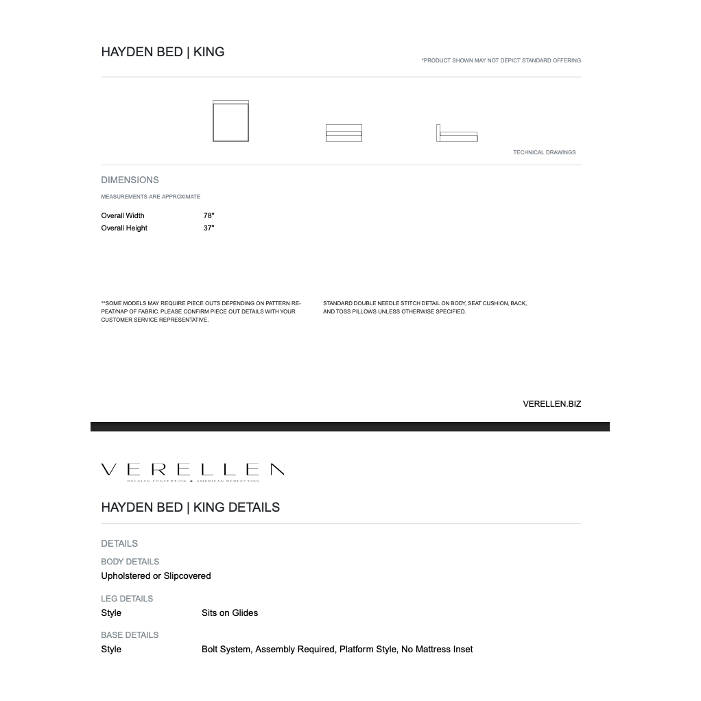 The Hayden Bed is a chic and minimalist dream, featuring a sleek upholstered headboard that promises to elevate your bedroom décor while providing the ultimate cozy spot for a restful night's sleep! Amethyst Home provides interior design, new home construction design consulting, vintage area rugs, and lighting in the Laguna Beach metro area.