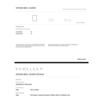 The Hayden Bed is a chic and minimalist dream, featuring a sleek upholstered headboard that promises to elevate your bedroom décor while providing the ultimate cozy spot for a restful night's sleep! Amethyst Home provides interior design, new home construction design consulting, vintage area rugs, and lighting in the Dallas metro area.