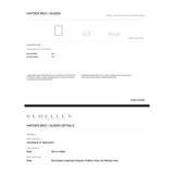 The Hayden Bed is a chic and minimalist dream, featuring a sleek upholstered headboard that promises to elevate your bedroom décor while providing the ultimate cozy spot for a restful night's sleep! Amethyst Home provides interior design, new home construction design consulting, vintage area rugs, and lighting in the Dallas metro area.