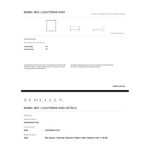 A modern marvel with an elegantly sloped headboard and upholstered legs.  Its minimalist design is perfect for adding a touch of contemporary flair! Amethyst Home provides interior design, new home construction design consulting, vintage area rugs, and lighting in the Monterey metro area.