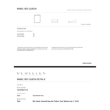 A modern marvel with an elegantly sloped headboard and upholstered legs.  Its minimalist design is perfect for adding a touch of contemporary flair! Amethyst Home provides interior design, new home construction design consulting, vintage area rugs, and lighting in the Park City metro area.