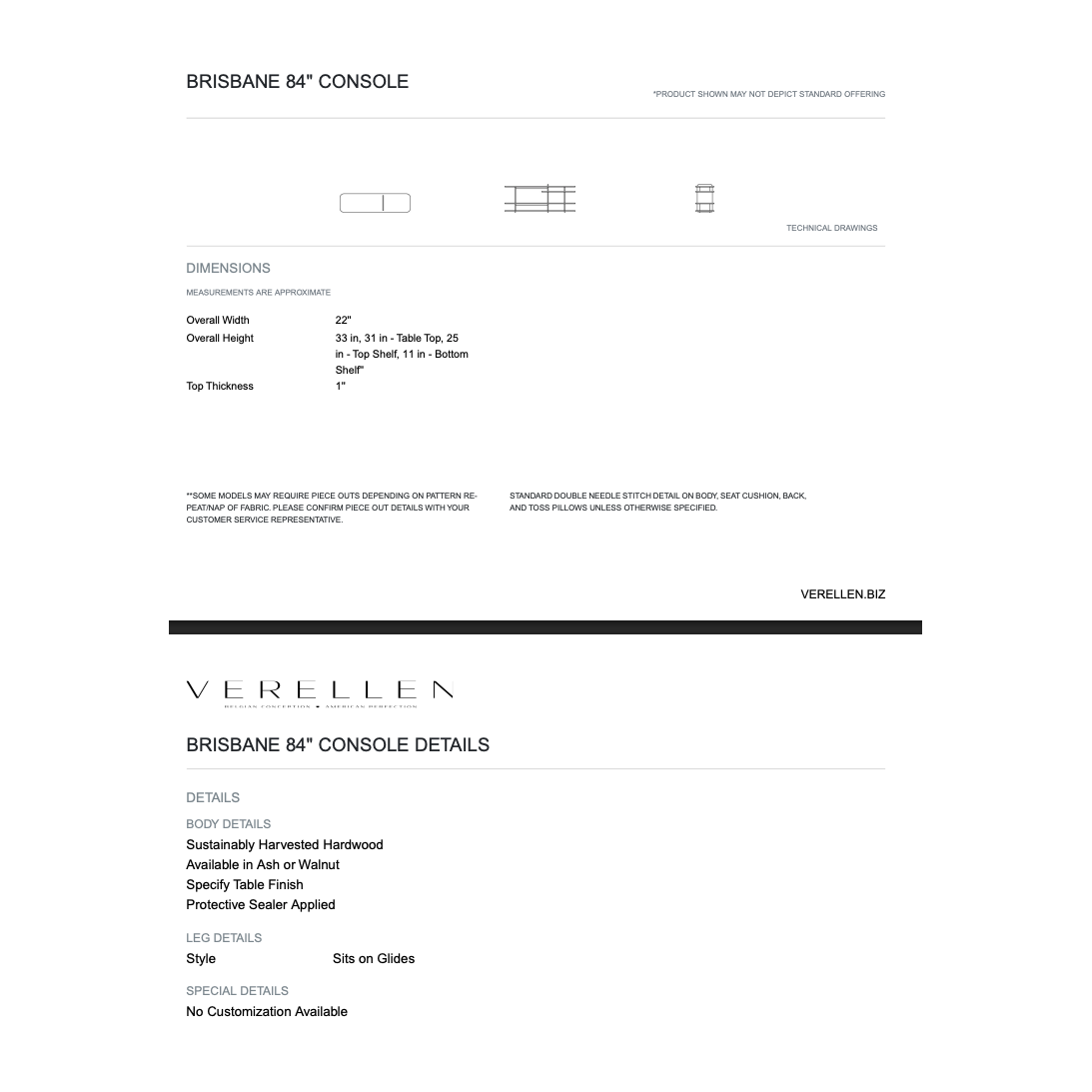 The Brisbane Console is part of an architectural series where vertical and horizontal planes, voids and solids have a rhythmic and playful conversation. Amethyst Home provides interior design, new home construction design consulting, vintage area rugs, and lighting in the Dallas metro area.