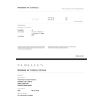 The Brisbane Console is part of an architectural series where vertical and horizontal planes, voids and solids have a rhythmic and playful conversation. Amethyst Home provides interior design, new home construction design consulting, vintage area rugs, and lighting in the Dallas metro area.