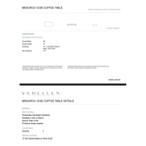 A straight forward design with exposed dowel details makes our Menorca Coffee Table coherent and recognizable. Amethyst Home provides interior design, new home construction design consulting, vintage area rugs, and lighting in the Newport Beach metro area.