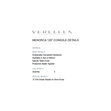 A straight forward design with exposed dowel details makes our Menorca Console coherent and recognizable. Amethyst Home provides interior design, new home construction design consulting, vintage area rugs, and lighting in the Dallas metro area.