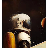 My Space Surfing Day Art