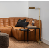 Dexter Smoked Black Cast Glass Nesting Tables