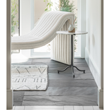 Sophie Creamy Taupe Marble End Table