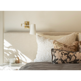 Murphy 28" X 36" Big Pillow With Insert -  Ivory | ready to ship! (Lifestyle View)