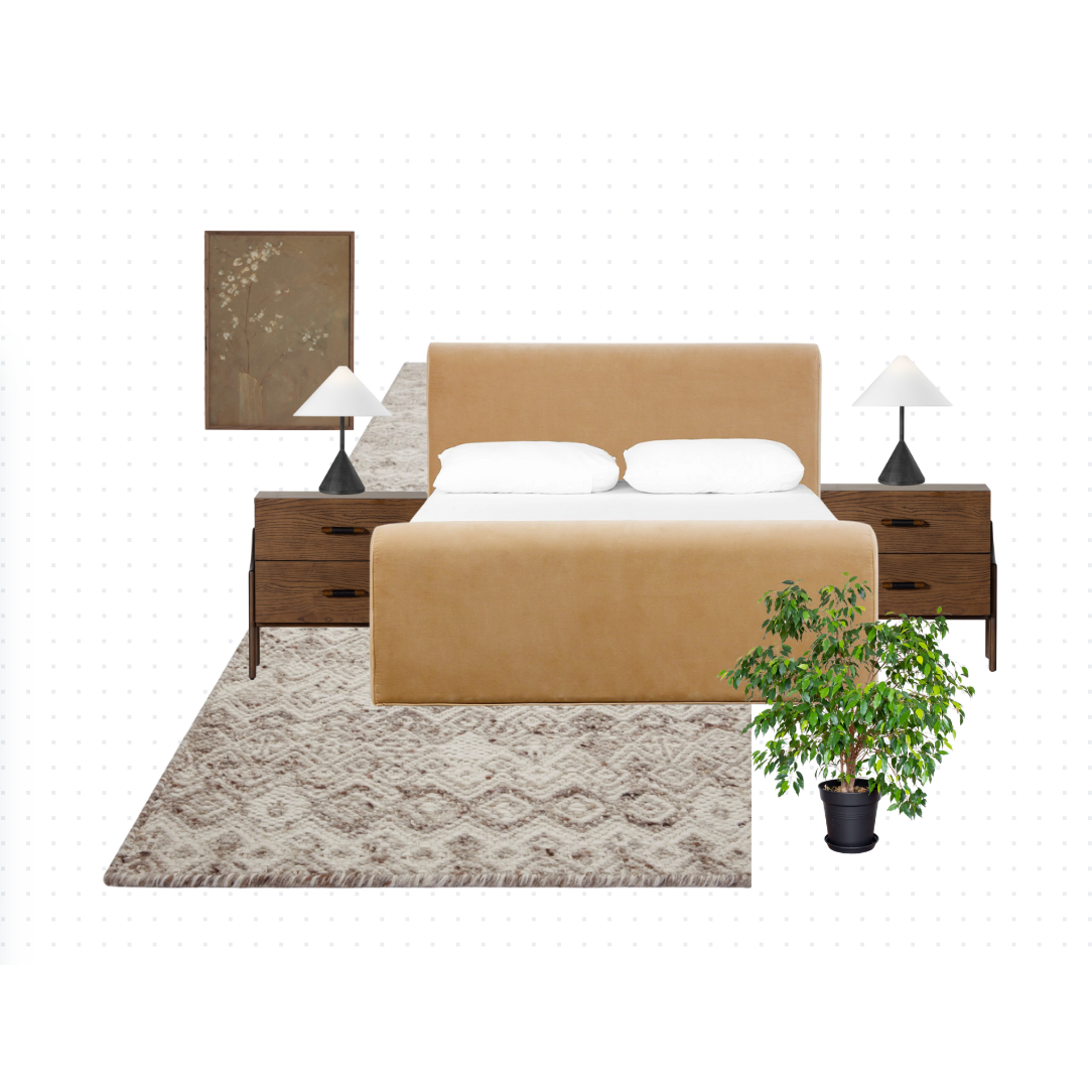 Luxe Mid-Century Bedroom