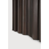 Featuring Sequence Mahogany Dark Brown Dining Table by Ethnicraft at Amethyst Home. Inspired by the rhythmic flow of repetition and variation, the Sequence dining table brings a sense of movement to your space. Solid wooden elements form a sculptural base, where alternating shapes create a balanced interplay of presence and openness. A smooth tabletop provides a quiet contrast, groun. Amethyst Home provides interior design, new construction, custom furniture, and area rugs in the Boston metro area