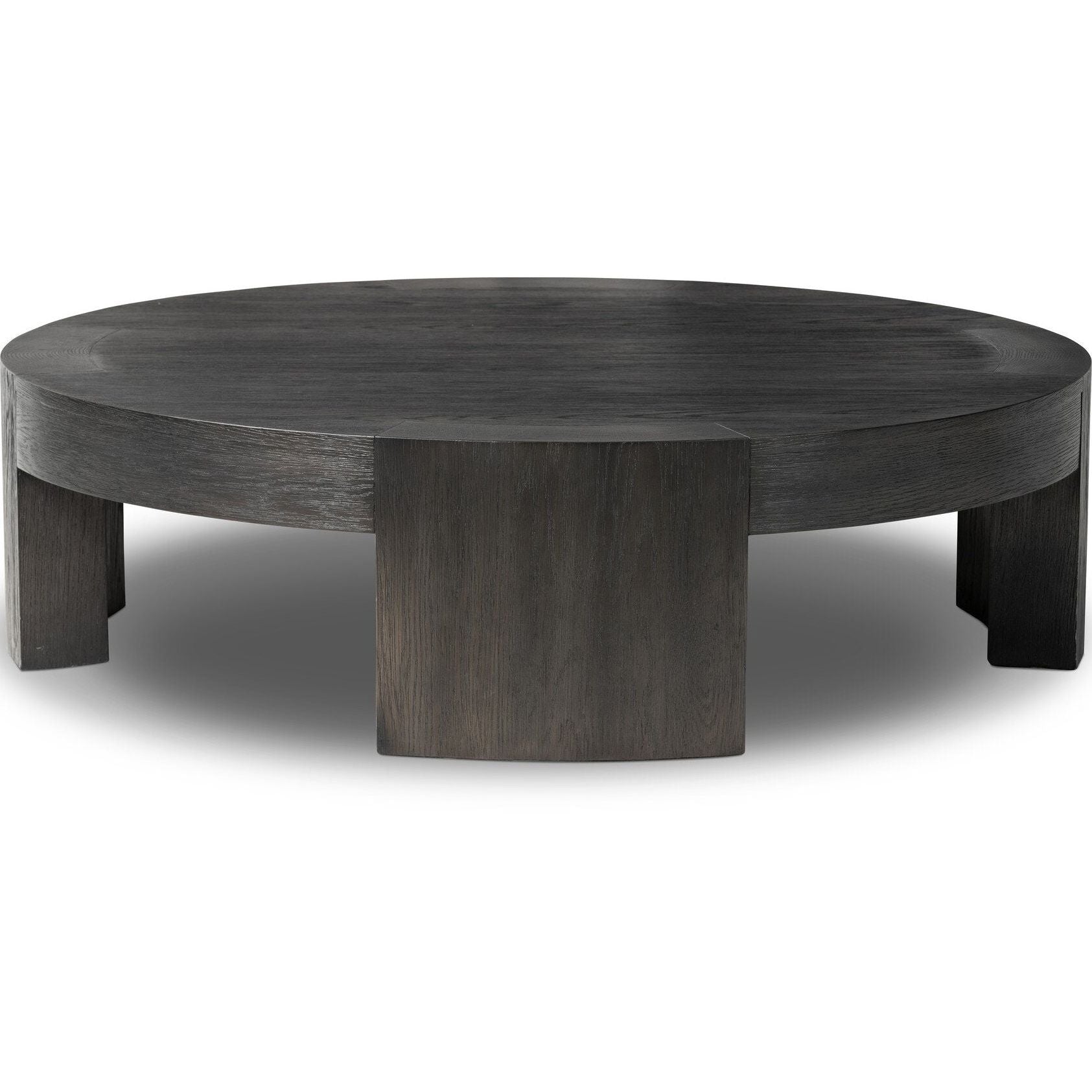 Sheffield Charcoal Oak Veneer Coffee Table  Four Hands