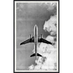 Featuring Shimmering Airplane by Wendover Art at Amethyst Home. This Shimmering Airplane has us craving for travel. Hang in your office, bedroom, or area to elevate the space. 
Size: 44" x 72"Medium: Silver Leafed PaperSpecialty: Giclee on Hand Applied Silver Leaf Framed as shown.  Amethyst Home provides interior design, new home construction design consulting, vintage area rugs, and lighting in the Tampa metro area.