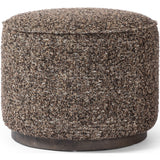 Featuring Sinclair Ivan Granite Round Ottoman by Four Hands at Amethyst Home. This round ottoman of textural upholstery can be placed just about anywhere, bringing with it a hip retro vibe.Overall Dimensions: 22.00"w x 22.00"d x 18.50"hWeight : 13.23 lbsMaterials : 60% Acrylic, 33% Cotton, 7% Polyester, Solid Parawood, 100% Polyester. Amethyst Home provides interior design, new construction, custom furniture, and area rugs in the Salt Lake City metro area