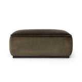 Featuring Sinclair Surrey Olive Square Ottoman by Four Hands at Amethyst Home. Upholstered in a deep olive velvet paired with a solid brown wood base, this 36" square ottoman can be placed just about anywhere – bringing with it a luxe vibe. Style with a tray as a design-forward coffee table.21"Overall Dimensions: 21.50"w x 21.50"d x 16.00"hWeight: 20.94 lbs36"Overall Dimensions: . Amethyst Home provides interior design, new construction, custom furniture, and area rugs in the Scottsdale metro area