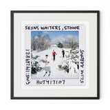 Skiing Waiters Slide by Slim Aarons