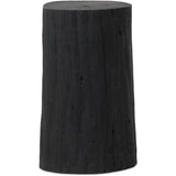 Sola Black Resin End Table  Four Hands