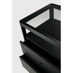 Featuring Spindle Oak Black Dresser by Ethnicraft at Amethyst Home. The Spindle collection found its inspiration in the traditional spinning wheel. Slightly tapered legs and rounded edges add a soft, sensual quality to this beautiful bedroom collection. This dresser is just as much at home in the bedroom as it is in commercial spaces as a stylish storage solution.Weight : 192 lbs . Amethyst Home provides interior design, new construction, custom furniture, and area rugs in the Nashville metro area