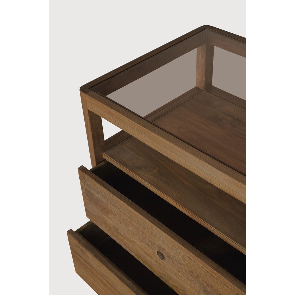 Featuring Spindle Reclaimed Teak Dresser by Ethnicraft at Amethyst Home. The Spindle collection found its inspiration in the traditional spinning wheel. Slightly tapered legs and rounded edges add a soft, sensual quality to this beautiful bedroom collection. This dresser is just as much at home in the bedroom as it is in commercial spaces as a stylish storage solution.Weight : 1. Amethyst Home provides interior design, new construction, custom furniture, and area rugs in the Kansas City metro area