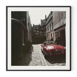Sports Car Couple by Slim Aarons - Black Maple