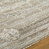 Featuring Almeria Hand-Knotted Rug by Surya at Amethyst Home. This luxurious Almeria hand-made rug is the perfect statement piece to add a touch of updated traditional style to your home. Its blend of wool and viscose gives it a soft feel and low pile, making it ideal for high traffic areas in your home. With its intricate hand-knotted construction and fringe . Amethyst Home provides interior design, new home construction design consulting, vintage area rugs, and lighting in the Boston metro area.