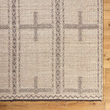Step into a world of comfort and Bohemian charm with the Irfan handmade rug. Constructed in India, this handwoven rug is an exquisite blend of cotton and wool, offering exceptional durability along with a delightful underfoot feel. Its distinctive global style makes it a perfect centerpiece for any space that needs a dash of artistic flair. Amethyst Home provides interior design, new home construction design consulting, vintage area rugs, and lighting in the Miami metro area.