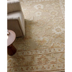 Indulge in the time-honored tradition of the Leros Handmade Rug, imported straight from India. This rug brings a touch of classic elegance to any room with its traditional style that has been expertly hand-knotted from pure wool. Amethyst Home provides interior design, new home construction design consulting, vintage area rugs, and lighting in the Tampa metro area.