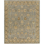 This Reign Handmade Rug will add a modern twist to your home decor. Featuring an Updated Traditional style, this low pile rug is sure to bring a classic yet contemporary feel to any room. Crafted with New Zealand Wool and hand knotted in India, this rug features a fringe for added texture and visual appeal. Amethyst Home provides interior design, new home construction design consulting, vintage area rugs, and lighting in the Charlotte metro area.