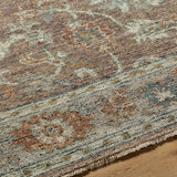 This beautiful Reign Hand Made Rug is the perfect addition to any traditional style home. Featuring a fringe, this hand knotted wool rug is sure to draw attention with its intricate detailing. Its low pile construction makes it perfect for any space, and its India-sourced craftsmanship ensures you'll be enjoying your rug for years to come. Amethyst Home provides interior design, new home construction design consulting, vintage area rugs, and lighting in the Des Moines metro area.