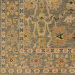 This Reign Hand-Knotted Rug is a perfect addition to any home. Made from 100% wool, this traditional-style rug features a low pile construction and beautiful fringe detailing that will add elegance to your space. Designed in India, this high quality piece is sure to stand the test of time. Amethyst Home provides interior design, new home construction design consulting, vintage area rugs, and lighting in the Seattle metro area.