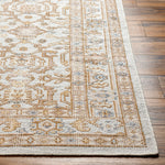 The Revere Light Gray rug showcases a traditional inspired design. The neutral colors and soft materials make it a cozy addition to any space, especially living rooms and dens. Amethyst Home provides interior design, new home construction design consulting, vintage area rugs, and lighting in the Scottsdale metro area.