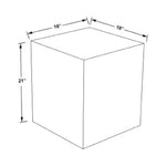 Featuring Taryn End Table by Surya at Amethyst Home. Introducing Taryn End Table, a luxurious addition to any space. Crafted with exquisite detail, this end table exudes elegance and sophistication. Its versatile design allows for a variety of uses, adding both functionality and beauty to your home. 
Overall Dimensions:21"H x 18"W x 18"D 159 lbs. Amethyst Home provides interior design, new home construction design consulting, vintage area rugs, and lighting in the Newport Beach metro area.