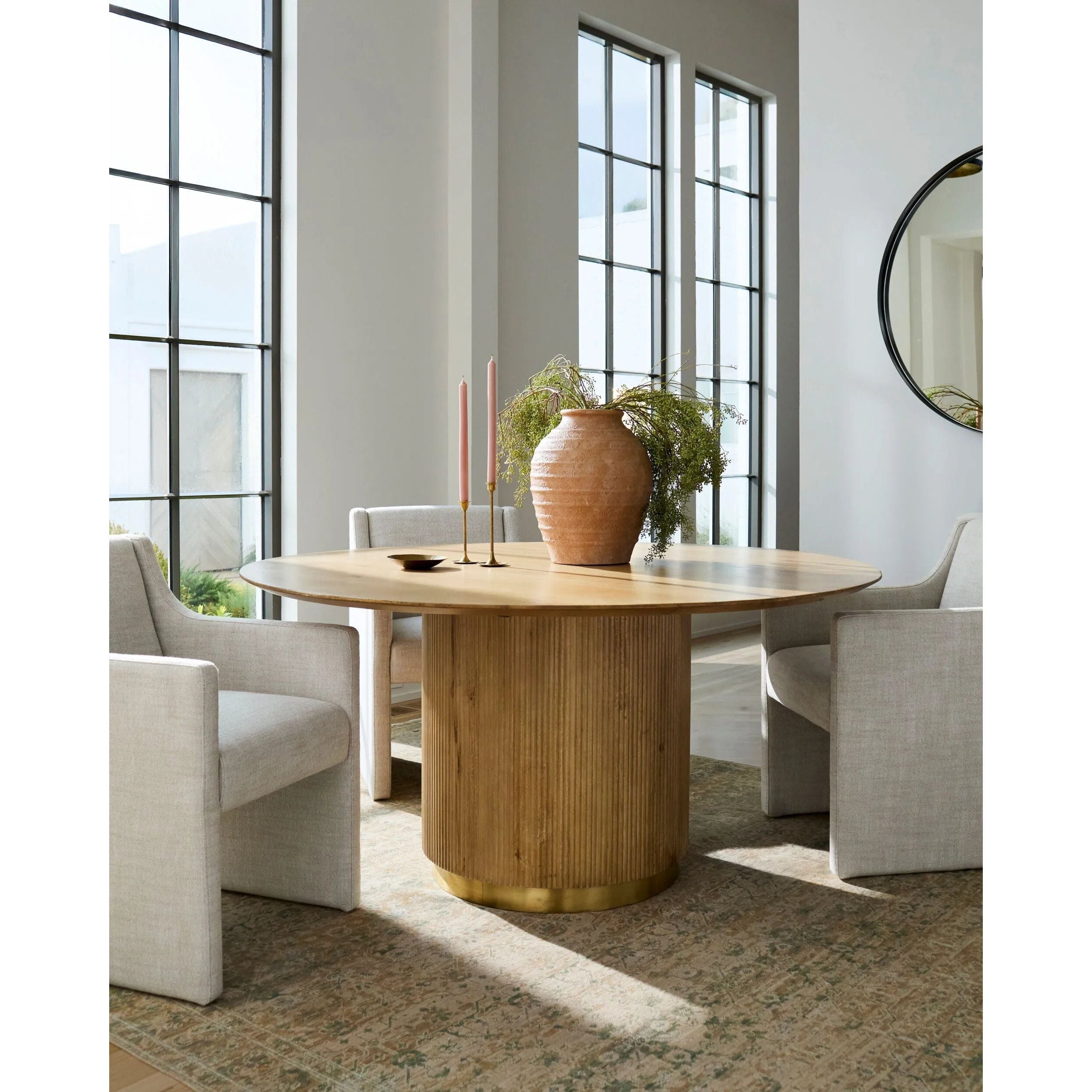 Featuring Toko Dining Chair by Surya at Amethyst Home. Indulge in luxury with the exquisite Toko Dining Chair. Made for those with impeccable taste, this chair combines style and comfort. Its sleek design and impeccable craftsmanship make it the perfect addition to any dining room. Ready to ship and bring elegance to your home.
Overall Dimensions:32"H x 22"W x . Amethyst Home provides interior design, new home construction design consulting, vintage area rugs, and lighting in the Omaha metro area.