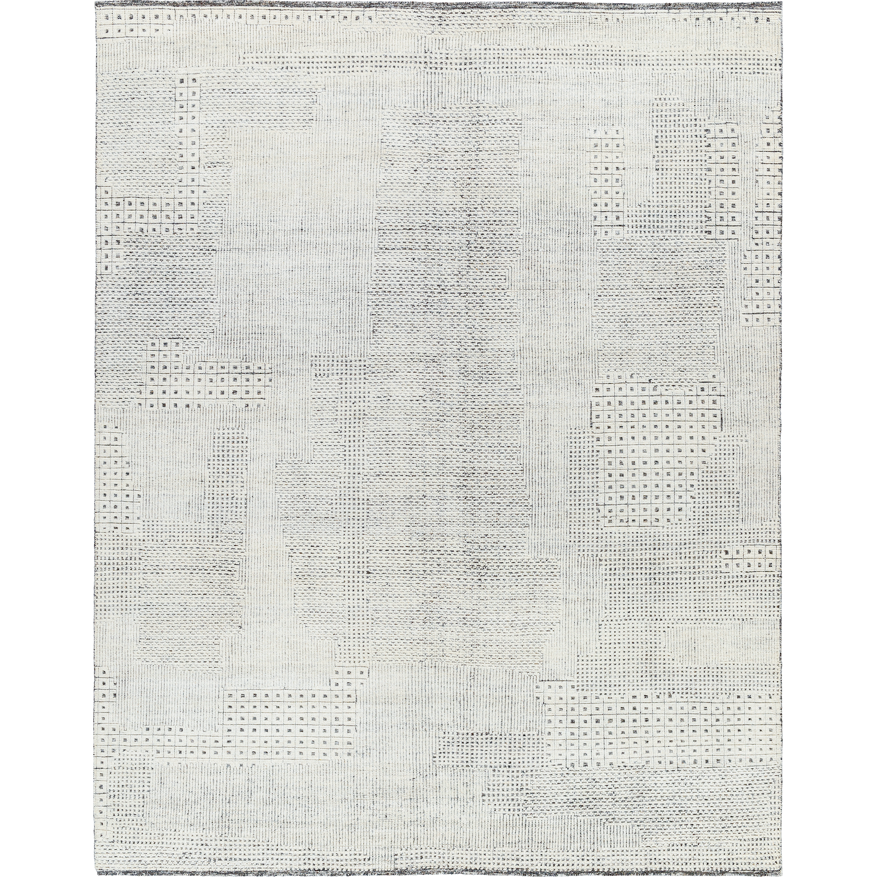 The Tunus Taupe Rug features a globally inspired design made from wool. The hand-knotted rug adds wabi sabi charm to any room. Amethyst Home provides interior design, new home construction design consulting, vintage area rugs, and lighting in the Omaha metro area.