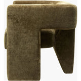 Featuring Veera Accent Chair by Surya at Amethyst Home. Introducing the Veera Accent Chair, a luxurious addition to any home. Crafted with exquisite design and unparalleled comfort, this chair elevates your space with style and sophistication. Its sleek silhouette and plush cushioning provide a perfect balance of form and function. 
Overall Dimensions:30"H . Amethyst Home provides interior design, new home construction design consulting, vintage area rugs, and lighting in the Calabasas metro area.