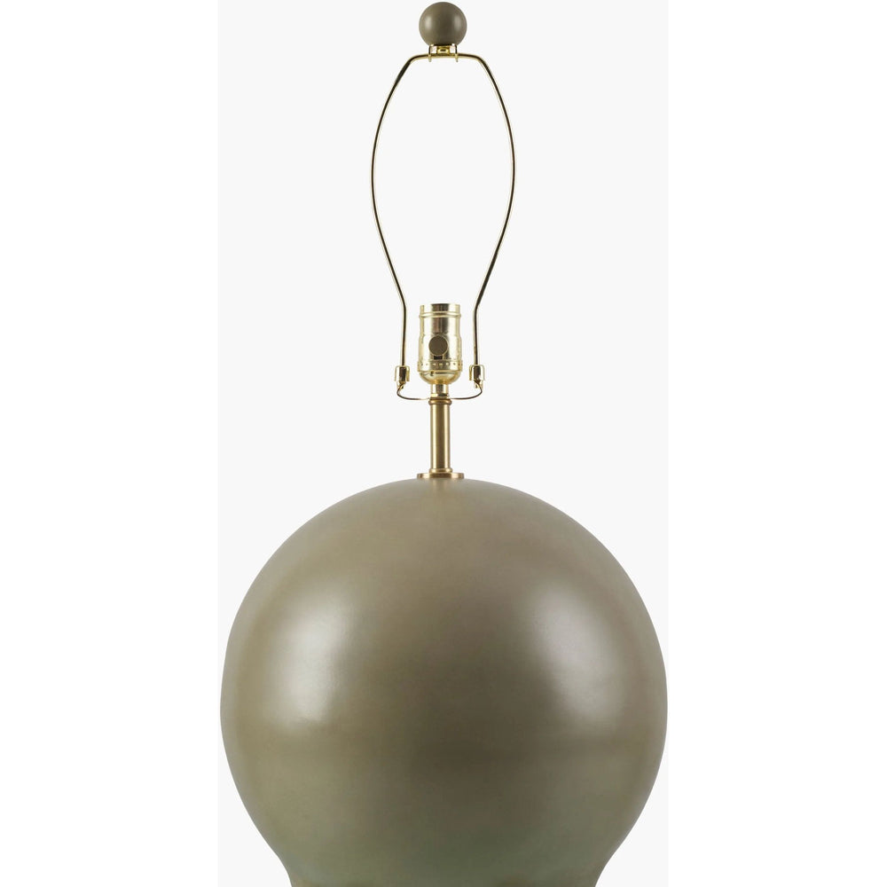 Featuring Xian Accent Table Lamp by Surya at Amethyst Home. Introducing the Xian accent table lamp, a stunning addition that effortlessly elevates the ambiance of any room. Crafted with a solid cement body and base, this lamp stands tall at 32 inches, promising not just illumination but also a statement of style. 
32" x 23" x 23"
Body Finish: Painted GrayBo. Amethyst Home provides interior design, new home construction design consulting, vintage area rugs, and lighting in the San Diego metro area.