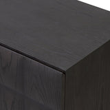 Swell Media Console - Dry Black Oak Veneer