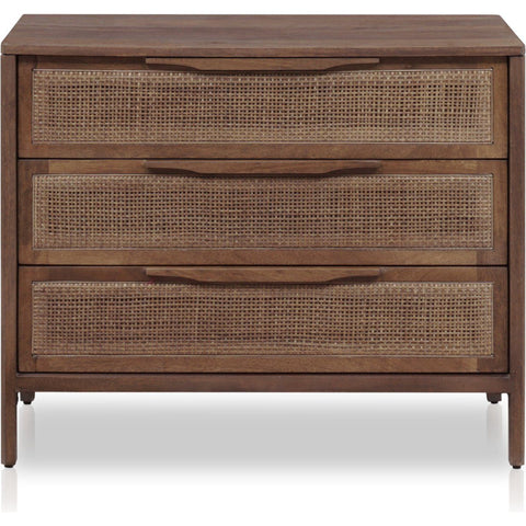 Featuring Sydney Large Nightstand - Brown Wash Mango by Four Hands at Amethyst Home. Brown-washed solid mango encases inset woven cane, for a textural take on bedside storage.
Overall Dimensions: 32"W x 19"L x 26"HColors:  Brown Wash, Brown CaneMaterials: Solid Mango , CaneWeight: 65.7. Amethyst Home provides interior design, new construction, custom furniture and area rugs in the Omaha metro area