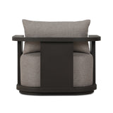 Tahana Outdoor Metal Swivel Chair - Casa Grey | shipping 08/14/2026