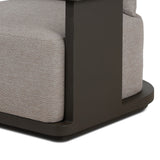 Tahana Outdoor Metal Swivel Chair - Casa Grey | shipping 08/14/2026
