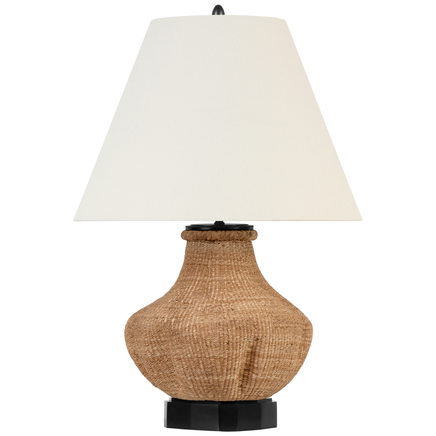 Featuring Tahiti 25" Table Lamp Toast by Visual Comfort at Amethyst Home. Illuminate your space with the elegant Tahiti 25" Table Lamp Toast. Its sleek and stylish design exudes sophistication, while its warm glow adds a touch of luxury to any room. The perfect addition to elevate your decor with a touch of exclusivity.
Overall Dimensions: 17" L x 17" W x 24.75" HWeight: 4 lb. Amethyst Home provides interior design, new construction, custom furniture, and area rugs in the Salt Lake City metro area