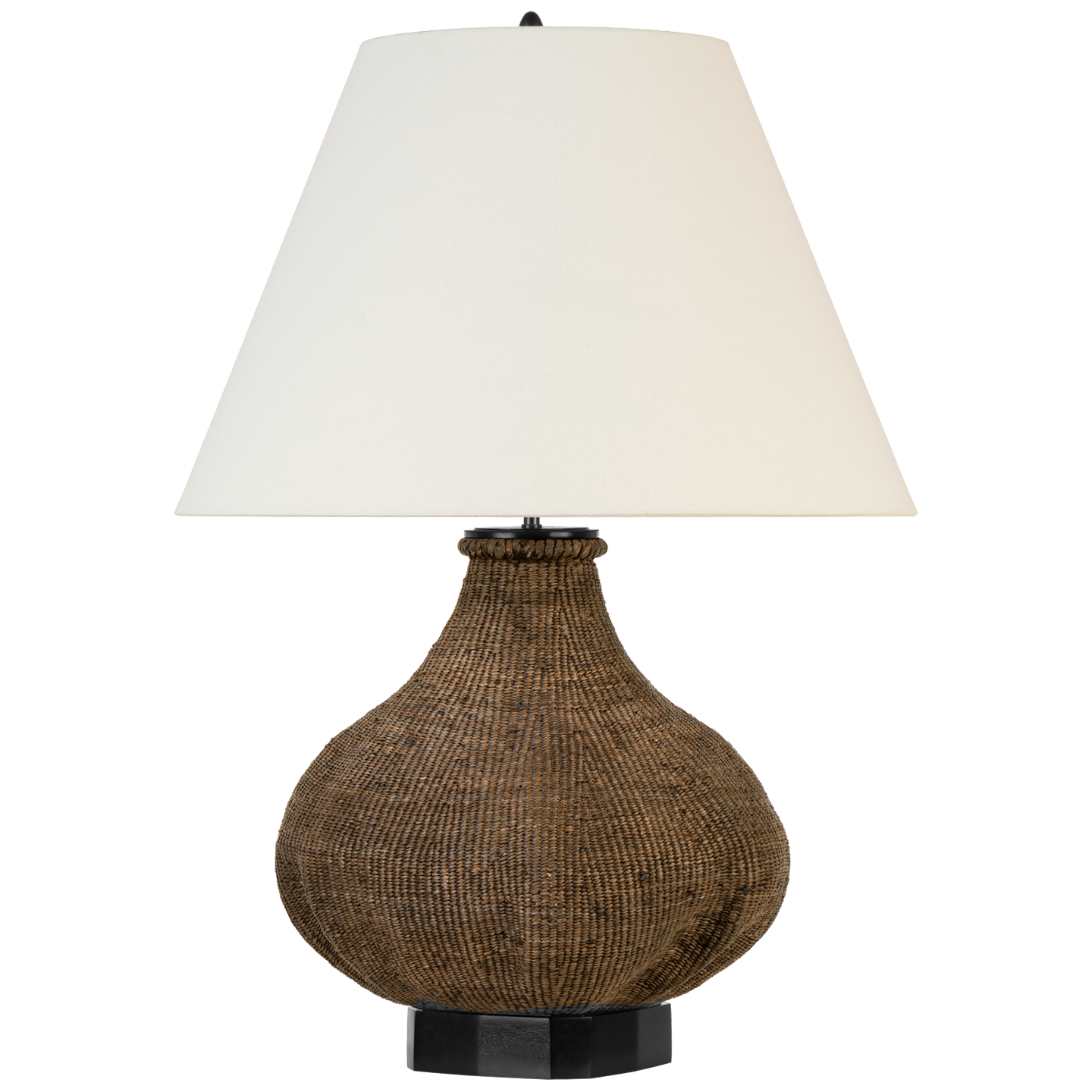 Featuring Tahiti 32" Table Lamp Smoke by Visual Comfort at Amethyst Home. Illuminate your space with the Tahiti 32" Table Lamp. Crafted from high-quality materials, this lamp exudes luxurious elegance. Its smoke-colored glass base adds a touch of sophistication to any room. Transform your space into a stylish haven with this sleek and modern lamp.
Overall Dimensions: 22" L x 22" W x . Amethyst Home provides interior design, new construction, custom furniture, and area rugs in the Dallas metro area