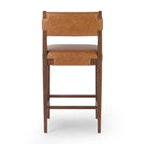 Featuring Tamari Sonoma Chestnut Bar + Counter Stool by Four Hands at Amethyst Home. A solid ash frame pairs with chestnut top-grain leather exclusive to Four Hands. Perfectly sized for the counter.BarOverall Dimensions: 19.75"w x 23.50"d x 43.75"hWeight: 20.50 lbsCounterOverall Dimensions: 19.75"w x 23.50"d x 40.25"hWeight: 18.74 lbsMaterials : Top Grain Leather, Solid Ash, 93% Polyu. Amethyst Home provides interior design, new construction, custom furniture, and area rugs in the Tampa metro area