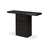 Tanik Console Table - Textured Brown Tile | shipping 10/10/2026