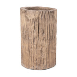 Tarrow Planter - Faux Brown Wood