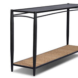Thalen Console Table - Rough Iron | shipping 10/25/2026