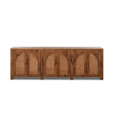 Tilda 6 Door Burl Sideboard - Warm Aged Ash | shipping 10/28/2026