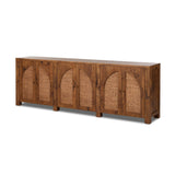 Tilda 6 Door Burl Sideboard - Warm Aged Ash | shipping 10/28/2026