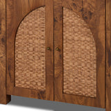 Tilda 6 Door Burl Sideboard - Warm Aged Ash | shipping 10/28/2026