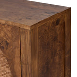 Tilda 6 Door Burl Sideboard - Warm Aged Ash | shipping 10/28/2026